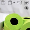 Roll-Lux Premium Soft 3-Ply 140-Sheet Lime Green Toilet Paper Rolls - 2 of 4