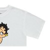 Ladies Betty Boop Fashion T-Shirt - Betty Boop, Bonnie, Margie, and Mae Short Sleeve T-Shirt - Betty Boop Vintage Shirt (White, X-Large) - 4 of 4