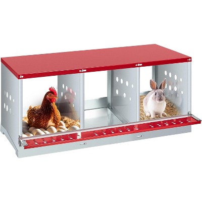 Chicken Nesting Box, Easy Egg Collection Large Vented Holes Chicken Coop Equipment with Vented Holes, Chicken Nesting Boxes for Hens, Rabbits, Ducks