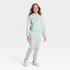 Girls' Cozy Ribbed Jogger Pants - All In Motion™ - 3 of 3