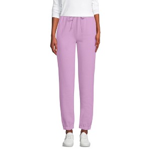 Lands' End Women's Serious Sweats High Rise Jogger Pants - 1 of 3