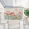 Stupell Industries A Day With Pink Flowers Printed Outdoor Door Mat, design by Lanie Loreth, 18"x30" - 3 of 4