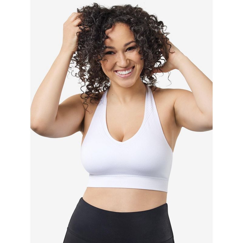 Leading Lady The Lea - Cooling Low-Impact Racerback Sports Bra, 1 of 6