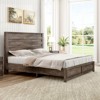 Farmhouse Bed Frame with 49" Tall Headboard - 3 of 4