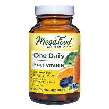 MegaFood One Daily Multivitamin for Women and Men Immune Support Vegetarian Tablets - 30ct