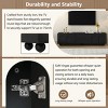 70" Modern TV Stand with Arched Doors & Drawers,Minimalist Media Console for 75" TV,Living Room or Bedroom-Baofuwish - 3 of 4