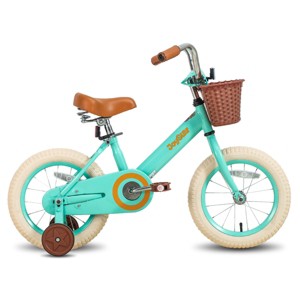 JOYSTAR Vintage Kids Bike with Training Wheels & Basket - 1 of 4