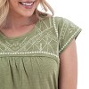 Aventura Clothing Women's Solid Poet Top - 3 of 4
