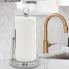 SharpChef Countertop Paper Towel Holder with Easy Tear Arm, Weighted Base, Non Slip, Stainless Steel Finish, Rust Proof, Fits Most Size Paper Roll - 3 of 4