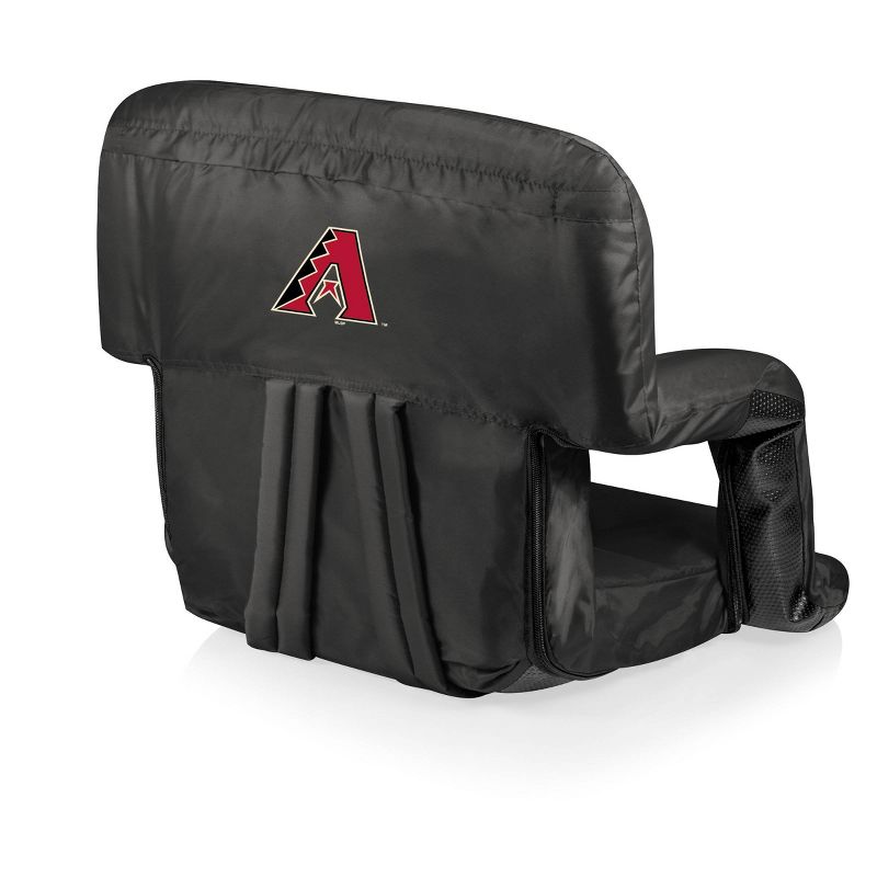 MLB Arizona Diamondbacks Ventura Portable Reclining Stadium Seat - Black, 1 of 9