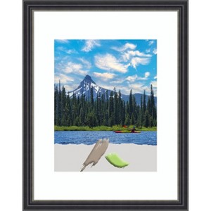 Amanti Art Stylish Black Narrow Wood Picture Frame - 1 of 4