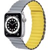 Worryfree Gadgets Reverseable Leather Magnetic Band for Apple Watch 38mm 40mm 41mm, 42mm 44mm 45mm iWatch Band Series 8 7 6 5 4 3 2 1 & SE - 3 of 4