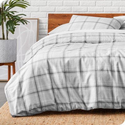 Cotton Flannel Duvet Cover & Sham Set by Bare Home