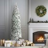 National Tree Company 9' First Traditions Unlit Slim Flocked Acacia Artificial Christmas Tree - 3 of 4