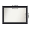 Amanti Art Dalat Non-Beveled Framed Bathroom Vanity Wall Mirror - 3 of 4