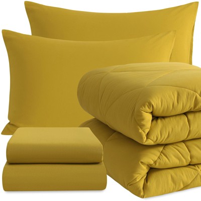 5 Piece Twin Bedding Set, All Season Super Soft Bed in a Bag - NTBAY