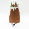 Moments in Time 20.87" Animated Gingerbread Multi-Tiered Mountain Moving Train and Santa Sleigh - 2 of 4