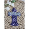 Blue Rose Polish Pottery 1089 Zaklady Cross - 2 of 2