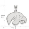Black Bow Jewelry Sterling Silver Iowa Hawkeyes NCAA Medium Pendant - 2 of 3