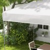 Gulches 10'x20' Pop Up Canopy Tent, Instant Sun Shelter with 3-Level Adjustable Height, Setup for Parties with  Carry Bag for Garden, Patio, White - 2 of 4
