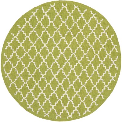 Safavieh NPT438C-4 Newport Hand Hooked Rectangle Rug- Olive