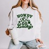Simply Sage Market Howdy Go Lucky Clovers Lightweight Garment Dyed Sweatshirt - 2 of 4