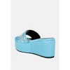 Batanga Diamante & Rhinestone Detail Stylish Women  Flatforms - 3 of 4