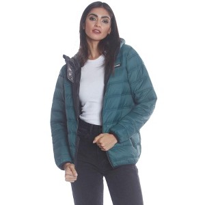 Members Only Women's Solid Packable Oversized Jacket - 1 of 3