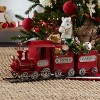 Christmas Train Metal Figurine Accent 29.25"L by Melrose - 2 of 3