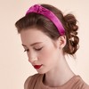 Unique Bargains Satin Knot Hairband for Women 4.92"x1.18" 4 Pcs - 3 of 4