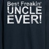 Men's - Instant Message - Best Freakin Uncle Ever Long Sleeve Graphic T-Shirt - 2 of 4