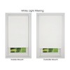 Linen Avenue Cordless Light Filtering Roller Shade, Dark Gray, Light Gray, and White (Arrives 1/4" Narrower) - 4 of 4
