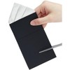 INSPIRE CHIC Men's Solid Card-inserting Prefolded Polyester Pocket Squares Handkerchiefs 1 Pc - 4 of 4