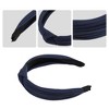 Unique Bargains Textured Cotton Knot Headband Soft Hairband for Women 1.3 Inch Wide 1Pcs - 4 of 4