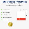Avery Square Cards, 2" x 2", Gold-Red Gift, Matte, 120ct - 2 of 4