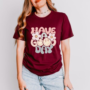 Simply Sage Market Have a Good Day Flowers Short Sleeve Tee - 1 of 4