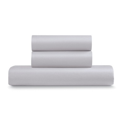 Silver Full/Queen Super Soft Microfiber Duvet Cover Set
