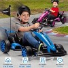 Ride On Go Kart for Kids, 8MPH Fast Drifting Circling Car, Adjustable Seat Electric Ride Toy, Max Load 135lbs, Racing Toy for Kids 6+ Years - 4 of 4