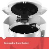 BLACK+DECKER 12-Cup Digital Coffee Maker, CM1160W, Programmable, Washable Basket Filter, Sneak-A-Cup, Auto Brew, Water Window, Keep Hot Plate, White - 4 of 4