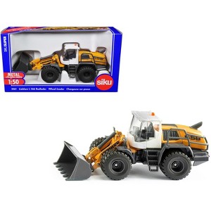 Liebherr L556 Wheel Loader Yellow with White Cabin 1/50 Diecast Model by Siku - 1 of 4