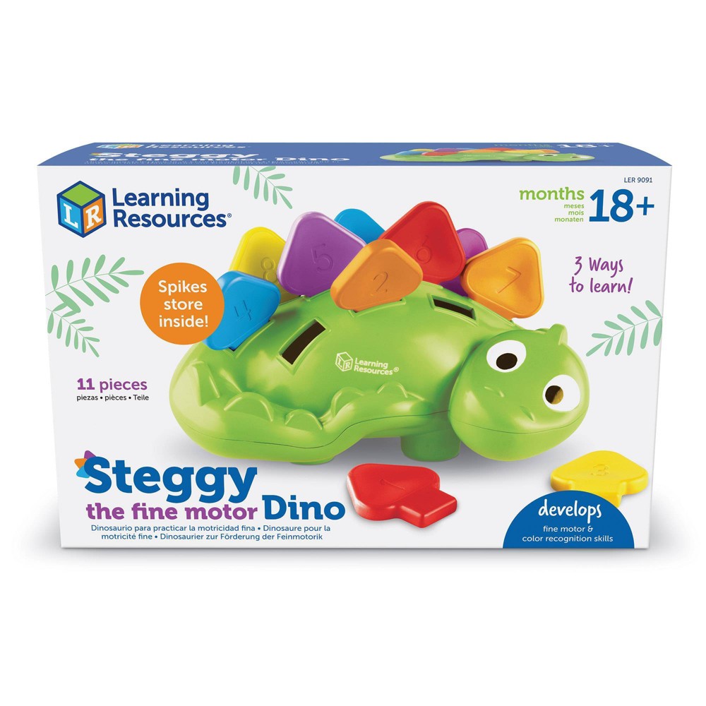 Photos - Other Toys Learning Resources Steggy the Fine Motor Dino 