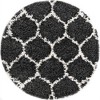 Unique Loom    Hygge Shag Trellis Area Rug - 2 of 4