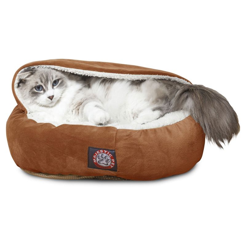 Majestic Pet Suede Canopy Cat Bed - 18", 3 of 5