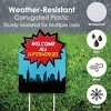 Big Dot of Happiness Bam Superhero - Party Decorations - Birthday Party or Baby Shower Welcome Yard Sign - 3 of 4