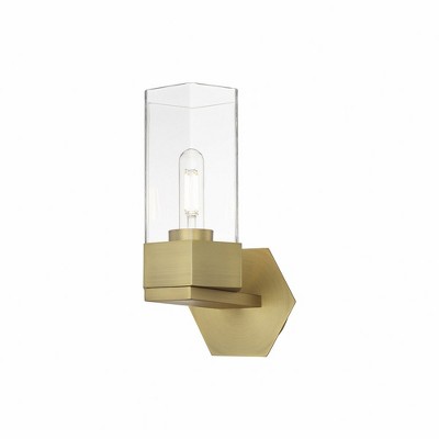 Claverack - 1 Light Wall Sconce In Art Deco Style-11.5 Inches Tall and 5 Inches Wide