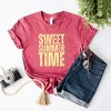 Simply Sage Market Sweet Summer Time Block Distressed Short Sleeve Tee - 3 of 4