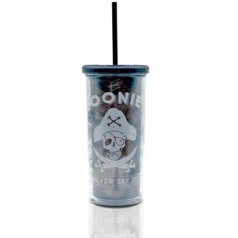 Silver Buffalo The Goonies Acrylic Carnival Cup with Lid and Straw | Holds 20 Ounces, 1 of 7