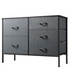 Dresser with 5 Drawers, Wide Fabric Chest with Drawer Organizers for Bedroom, Closet, Hallway - 2 of 4