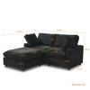 Cloud Couch Modular Sectional Sofa,67" L Shaped Couch, Convertible Wide Seater, 2 Seater+Ottoman For Living Room Set - 4 of 4