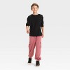 Boys' Mid-Rise Fleece Cargo Jogger Pants - art class™ - 3 of 3